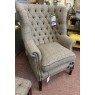 Clearance - Tetrad MacKenzie Armchair in Harris Tweed with Leather Piping/Buttons