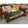 Clearance - Tetrad Constable Snuggler Sofa in Velvet/Leather