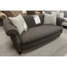 Clearance - Tetrad Bowmore Midi 2 Seater Sofa in Harris Tweed with Leather Piping