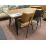 Clearance - Baker Flight Extending Dining Table &  6 x Jack Chairs (4 in Black, 2 in Cognac)