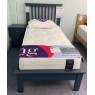 Clearance - Classic Henton 3'0" (90cm) Single Bedstead Blue + Bedside Chest